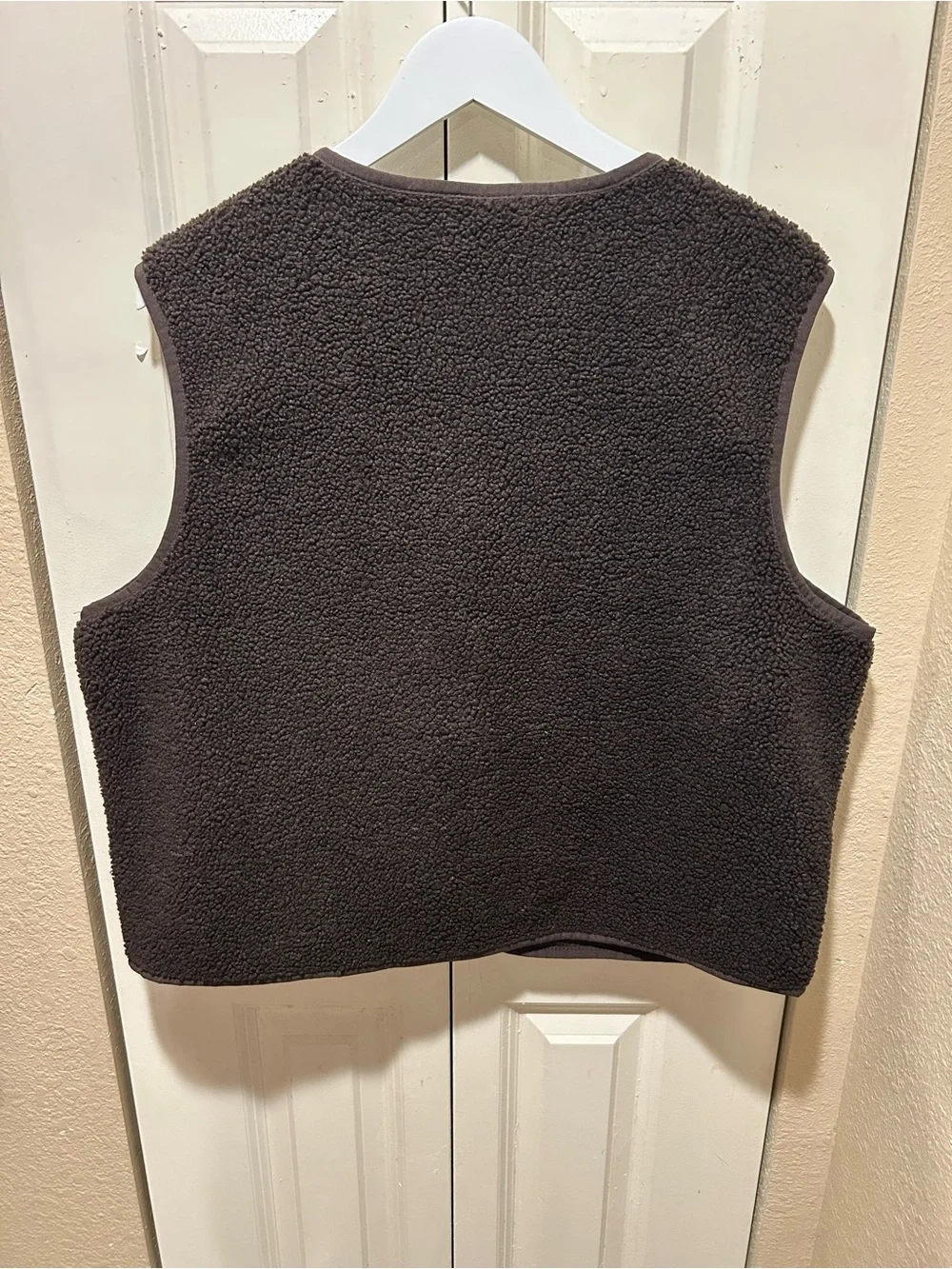 H&M Teddy Gilet Brown Women’s , size Large
